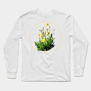 Flower Series  - Iris with transparent background Long Sleeve T-Shirt